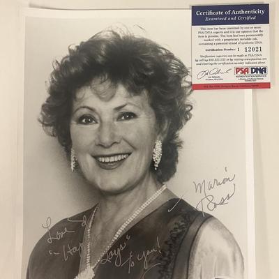 Happy Days Marion Ross signed photo. PSA