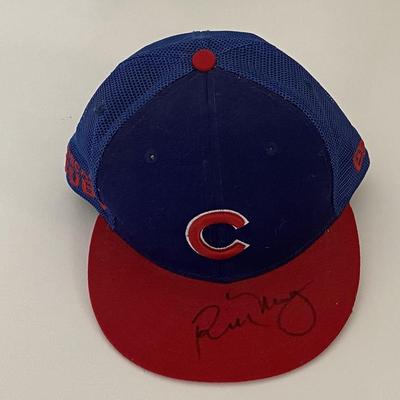 Chicago Cubs signed hat 