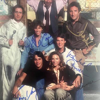 Taxi cast signed photo