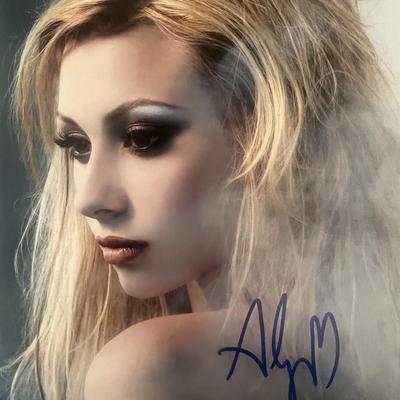 Actress Aly Michalka signed photo
