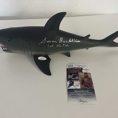 JAWS Plastic Shark Signed By Susan Backlinie -JSA Authenticated