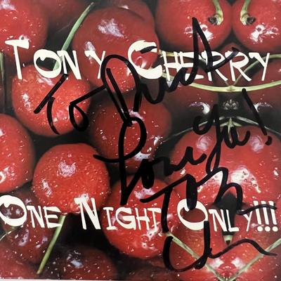 Tony Cherry One Night Only signed cd
