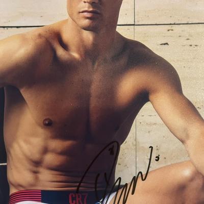Soccer Star Cristiano Ronaldo signed photo