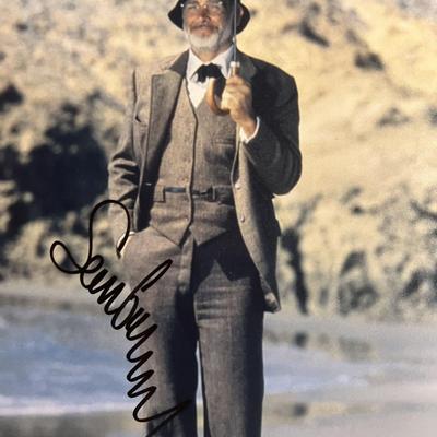 Indiana Jones Sean Connery signed photo