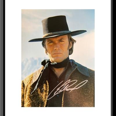 Clint Eastwood signed movie photo