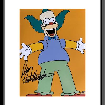 The Simpsons Krusty the Clown Dan Castellaneta signed photo