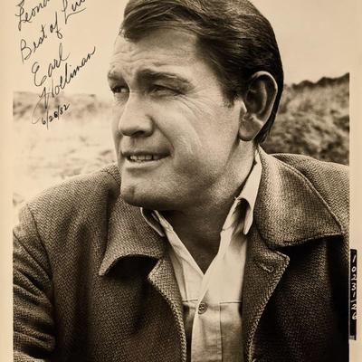 Earl Holliman signed photo