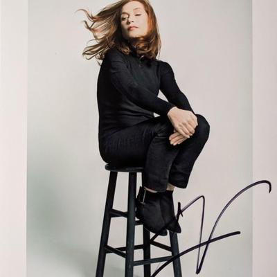 Isabelle Huppert signed photo