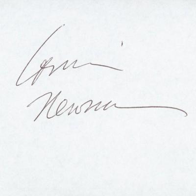 Saturday Night Live Laraine Newman signature cut