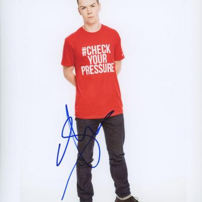 Will Poulter signed photo