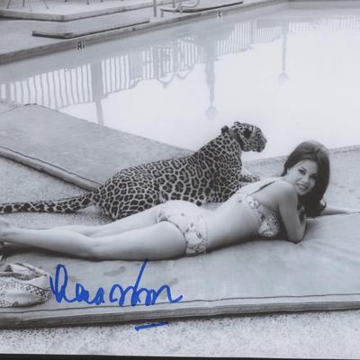 Bond girl Lana Wood signed photo. GFA Authenticated