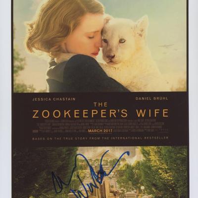 Jessica Chastain signed movie photo