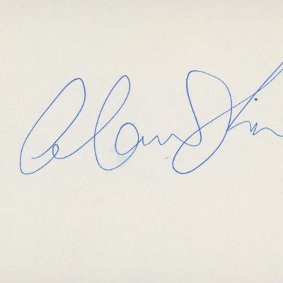 Alan Thicke signature cut