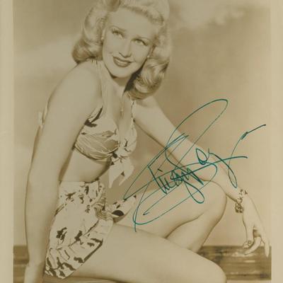 Ginger Rogers signed photo. GFA Authenticated