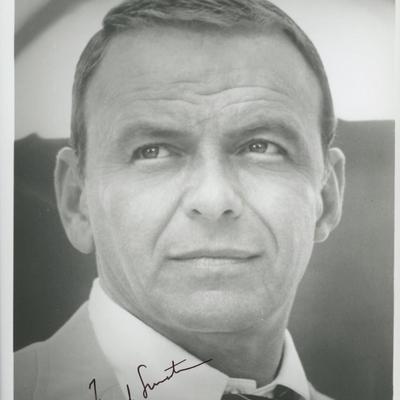 Frank Sinatra signed photo. GFA Authenticated