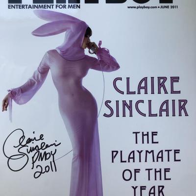 2011 Playboy Model of the Year signed photo