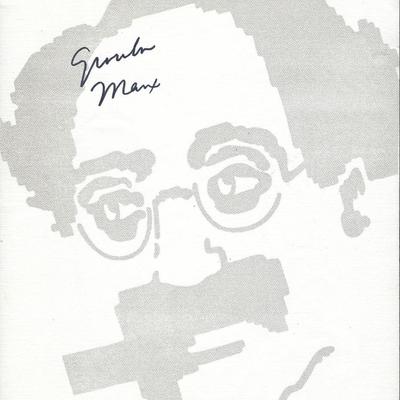 Groucho Marx signed stationary. GFA Authenticated