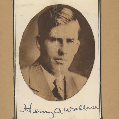 Henry A. Wallace signed photo