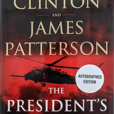 Bill Clinton and James Patterson The Presidents Daughter Signed Book