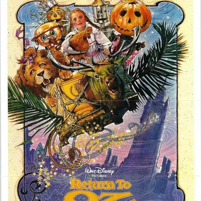 Return to Oz original 1985 vintage one sheet movie poster