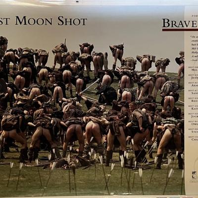 Braveheart Rare Moonshoot. Gag set photo mocked up as movie poster. 