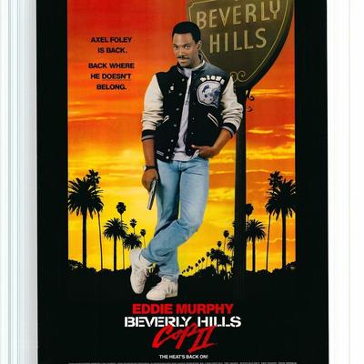 Beverly Hills Cop II 1987 original vintage one sheet movie poster 