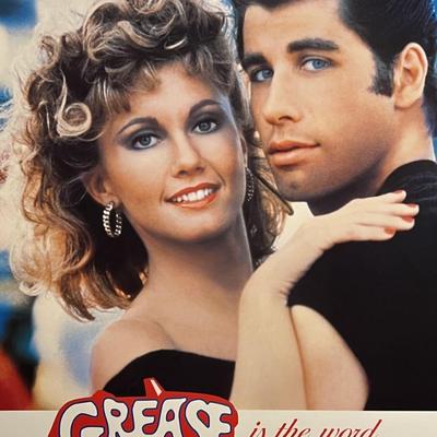 Grease 20th Anniversary Re-Release of Original Movie Poster