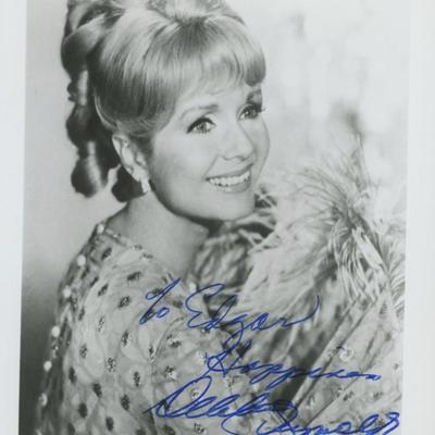 Debbie Reynolds signed photo. 