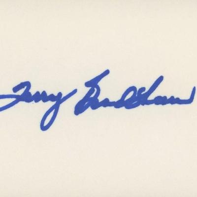 Terry Bradshaw original signature