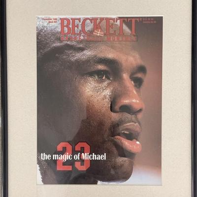  Michael Jordan Beckett magazine- unsigned