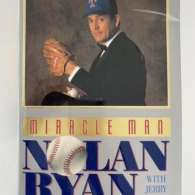 Miracle Man Nolan Ryan signed book