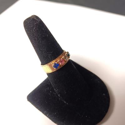 14K GOLD MOTHER'S/GRANDMOTHER'S RING