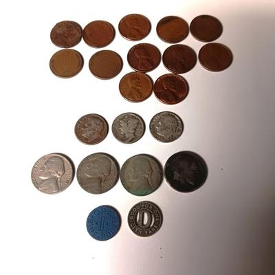 COLLECTION OF OLDER COINS