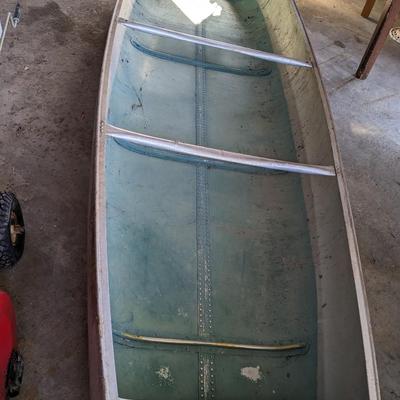 Very Cool Vintage Sears 17' Aluminum Canoe