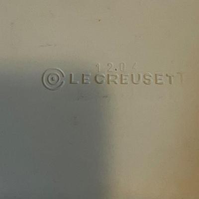 Lecreuset 1204 Enameled Cast-Iron Baking Pan 11x8 White