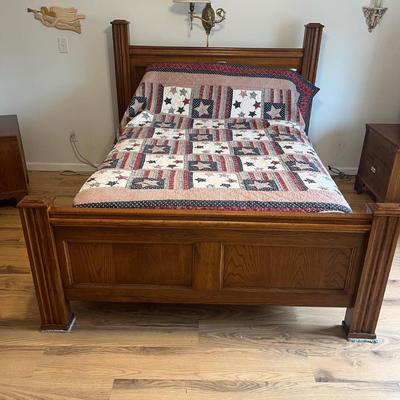 Lexington Full Size Bed with Foot & Headboard (P-MG)