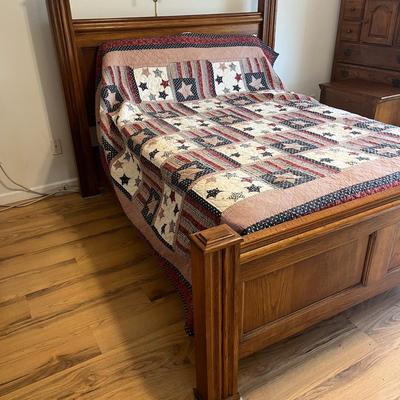Lexington Full Size Bed with Foot & Headboard (P-MG)