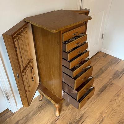 Wooden Jewelry Armoire (P-MG)