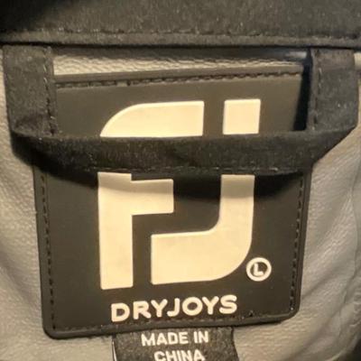 FJ Dryjoys Black Windbreaker Large