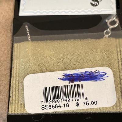 Sterling necklace still in original package