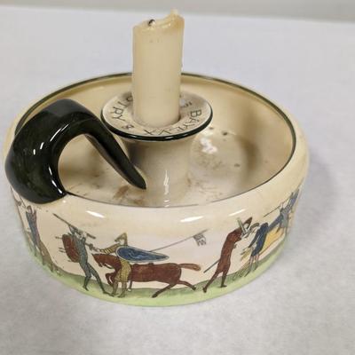 Bayeaux Tapestry Candle-holder Royal Doulton