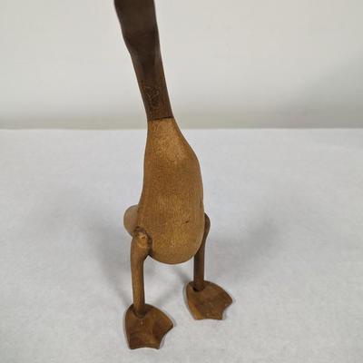 Hand Carved Wooden Bird