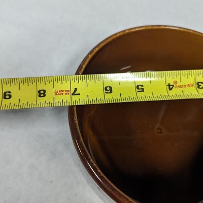 Ceramic Dog Bowl with Biscuits on the Side