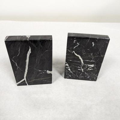 Noymer Marble Bookends