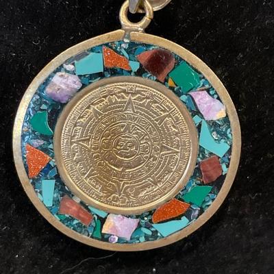 Mexican pendant with 925 stamped ring