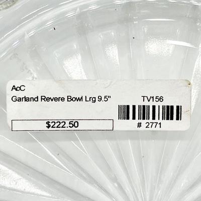 BADASH CRYSTAL ~ 9.5â€ Garland Revere Bowl