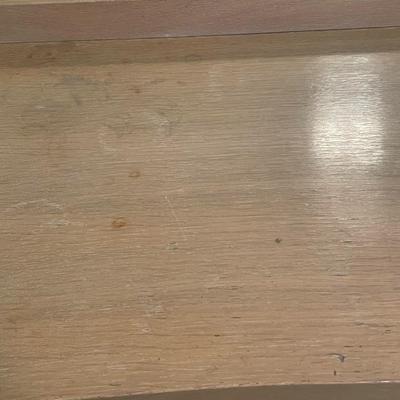 BLONDE 8 DRAWER DRESSER W/MIRROR