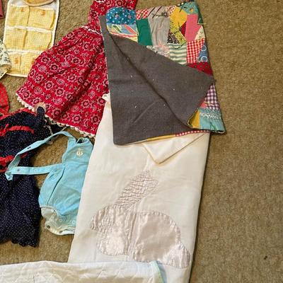 VINTAGE BABY CLOTHES AND BLANKETS
