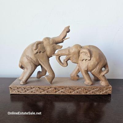 FIGHTING ELEPHANTS