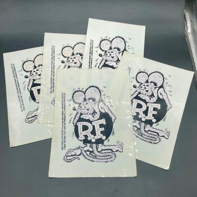 Lot of 5 Rat Fink Stickers Decals